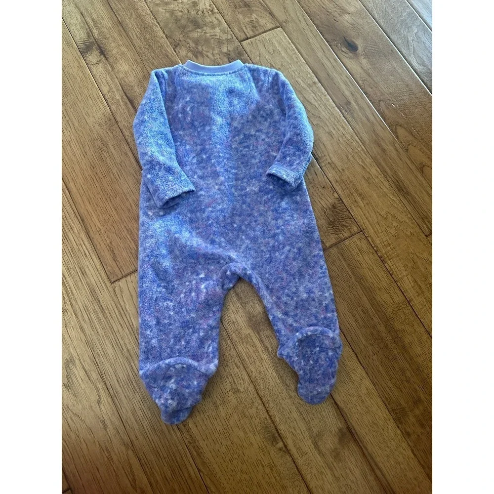 Nike Fleece Full zipper outfit 3‎ months Purple